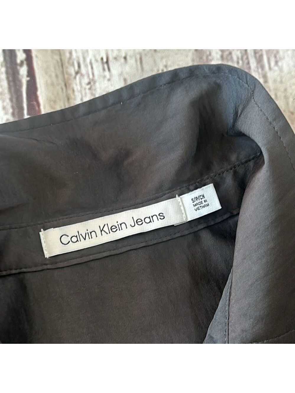 Calvin Klein Button Down Long Sleeve Work Office Blouses Chiffon Tops Size Small - Picture 3 of 6